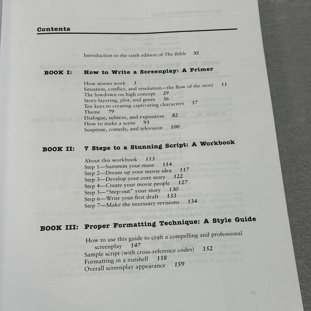Screenwriting Bible Book Lot First Edition Comedy Writing Hollywood Trottier